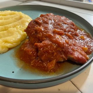 Pulpă de porc la tava