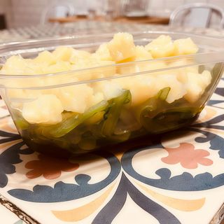 Borraja natural con patata y aceite oliva virgen extra