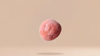 Bites z nadzieniem z czerwonych owoców