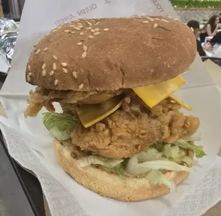 Menú Double zinger buger