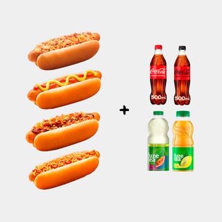 PACK HOT DOG + BEBIDA