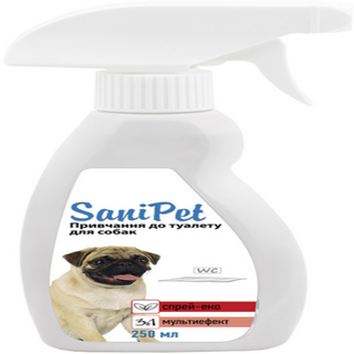 Спрей привчання до туалету для собак Саніпет 250мл