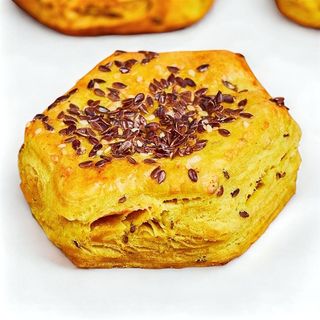 Pogačice sa kurkumom i lanom, posno