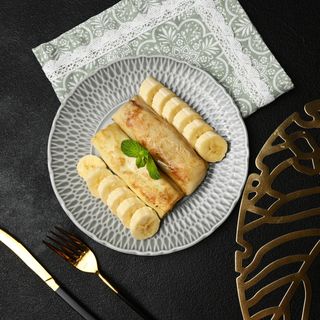 Naleśniki Z Bananami I Mlekiem Zagęszczonym 4 Szt