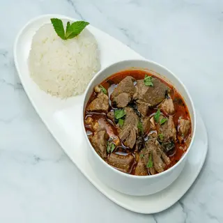Rice & Goatmeat Peppersoup