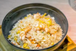 112. Ebi yaki meshi