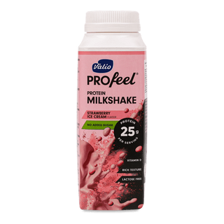 Коктейль Valio PROfeel протеїновий полуничне морозиво безлактозний (250мл)