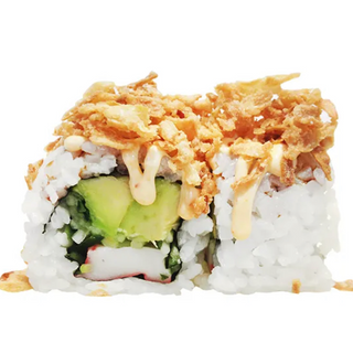 California de cebolla con gambas tempura 