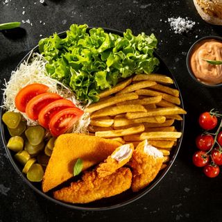 Meniu Pane mix la farfurie