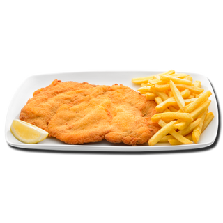 Pechuga Empanada Con Patatas