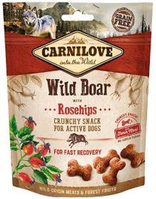 Carnilove Przysmak Crunchy Wild Boar With Rosehips Dla Psa Op. 200g