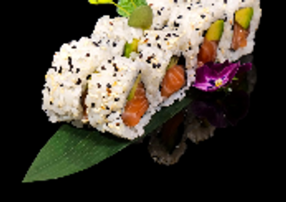 Classic sake roll uramaki