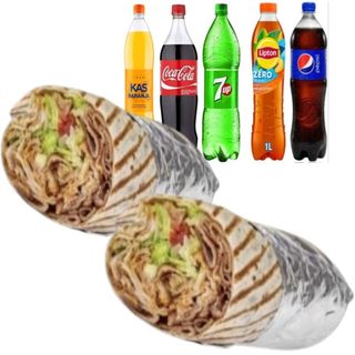 2 Dürüm + Refresco, 1 Litro