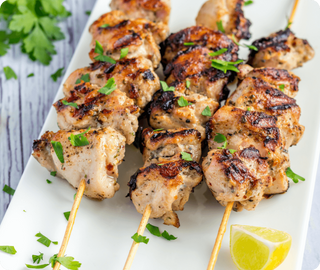 Brocheta de pollo (ración)