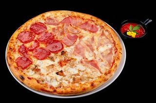 PIZZA QUATTRO CARNI 600g