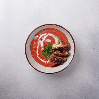 Крем-борщ зі свинячим ребром (430г)