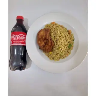 Share a Coke Small Value Munch - Rice + Chicken + 50cl Coke