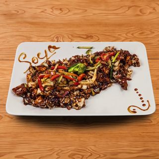 Piletina u soya sosu sa bambusom i shiitake pečurkama