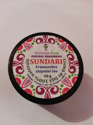Sundari Crema Naturala De Fata 70 Gr