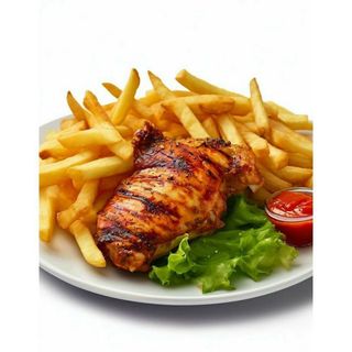 1 Pc Chicken and Chips