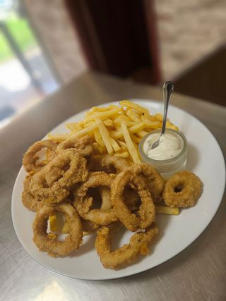 Calamares rebozados
