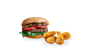 Burger standard i 4 skrzydełka