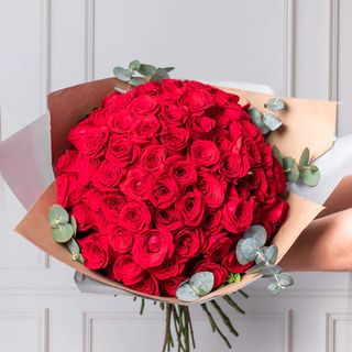 Bouchon Bouquet - 75 Rosas Rojas