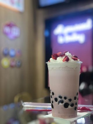 Bubble Latte Fraise