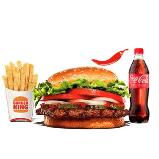 Menú Spicy Whopper® (1 carne) Grande