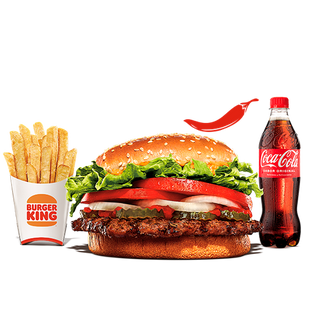 Menú Spicy Whopper® (1 carne) Grande