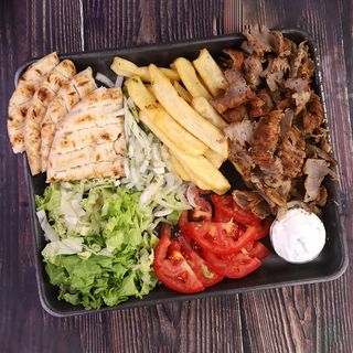 Порция Свински гирос