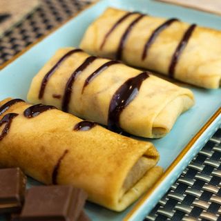 Блины с нутеллой