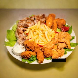 Platou  Pui pentru  3 persoane