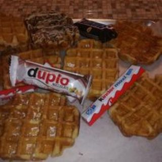 Waffle con Cioccolato Bianco