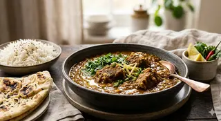 76. Agnello dhansak