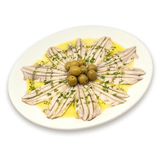 Tapa De Boquerones En Vinagre