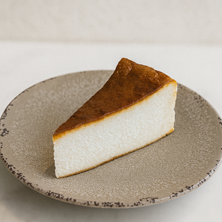 Tarta de queso horneada (porción)