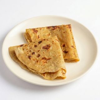 White Chapati Pair