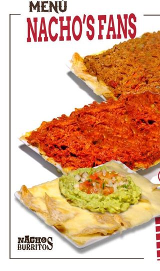 Menú Nacho's Fans (2 o 3 Personas)