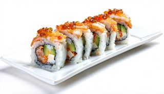 Uramaki ebiten avocado 4 pezzi