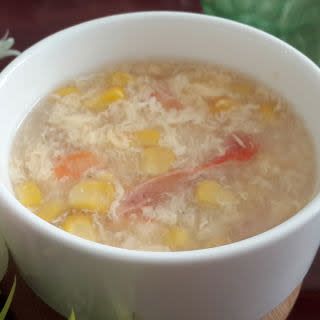15.Sopa De Maíz Con Carne De Cangrejo