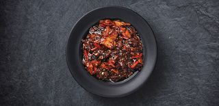 Sečuan pileći bataci sa plavim patlidžanom