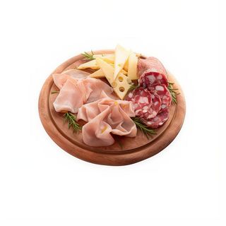 Tabla de embutidos y quesos italianos