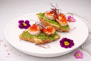 Брускета із креветкою (150г)