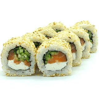 Рол Філадельфія з лососем в кунжуті (235г/8шт)
