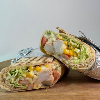 Шаурма меню  (з креветкою) 