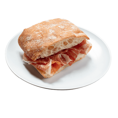 Bocadillo De Jamón Serrano (Media Barra)