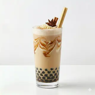 Bubble Boba Chai Choco Blanco Grande (500 ml.)