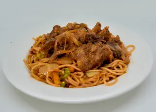 Spaguethi Au Porc Rouge