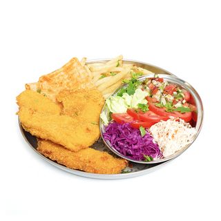 Crispy de pui la farfurie